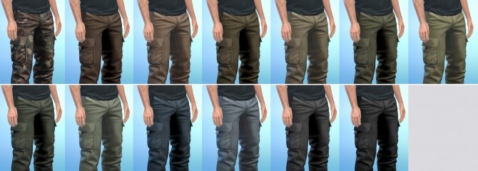Sims 4 Military Pants (Cargo) at Darte77