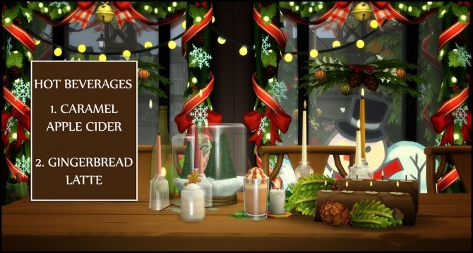 Sims 4 HOT BEVERAGES   CHRISTMAS SPECIAL at Icemunmun
