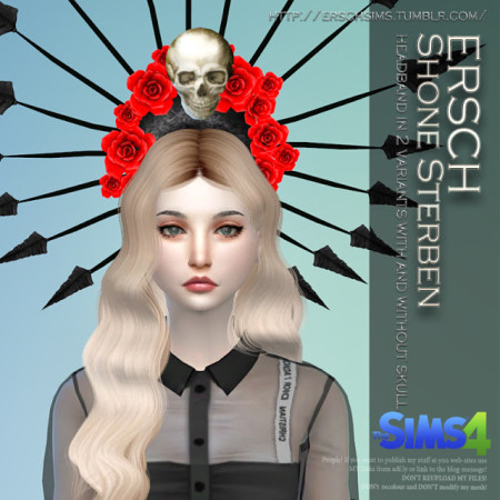 Shone Sterben Headband at ErSch Sims