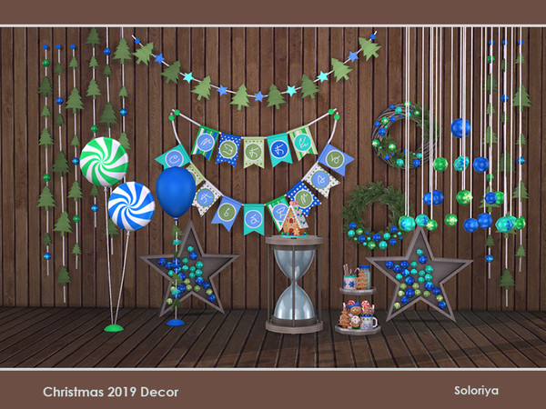 Sims 4 Christmas 2019 Decor by soloriya at TSR