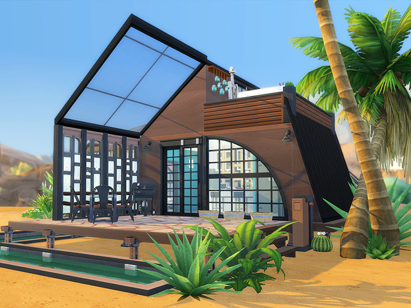 Sims 4 Carolina Modern house by Ineliz at TSR