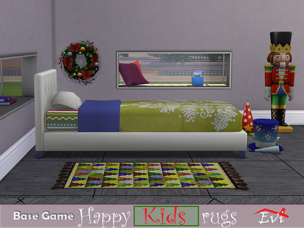 Sims 4 Merry kids rugs by evi at TSR