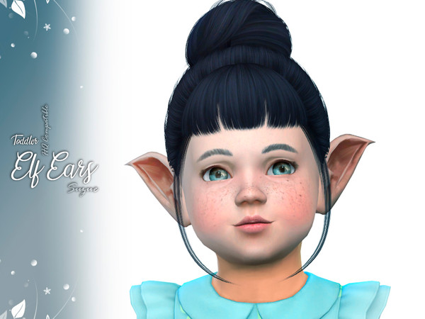 Sims 4 Toddler Elf Ears by Suzue at TSR