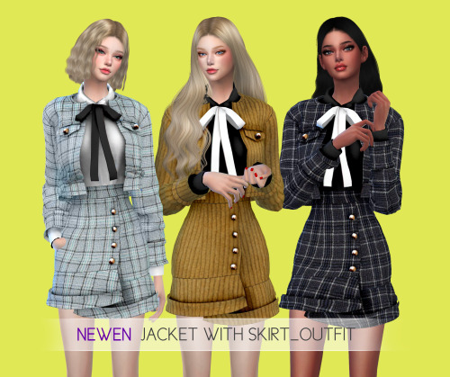 Sims 4 Fixed 2 cc and Added color swatches at NEWEN