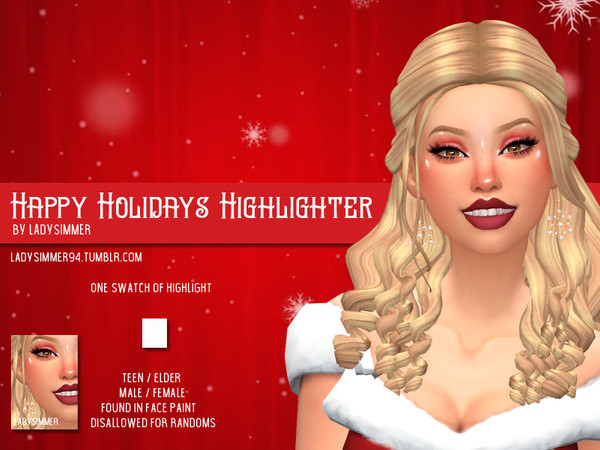 Sims 4 Happy Holidays Highlight by LadySimmer94 at TSR