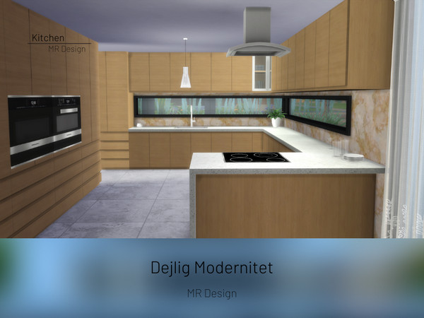 Sims 4 Dejlig Modernitet ultra modern home by MR Design at TSR