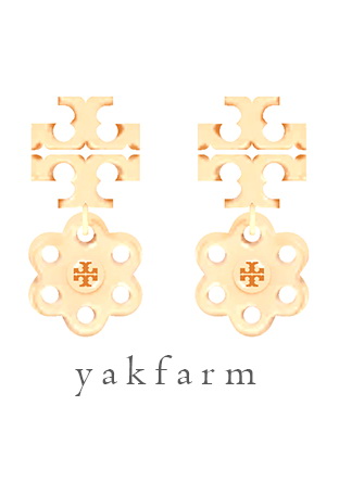 Sims 4 Tory Burch Logo Charm Earrings at Yakfarm