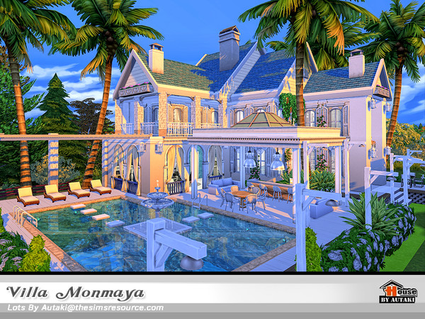 Sims 4 Villa Monmaya by autaki at TSR