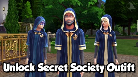 Unlock Secret Society Outfits by Myfharad at Mod The Sims