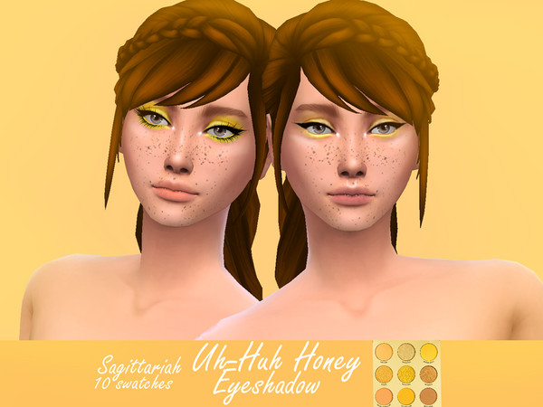 Sims 4 Uh Huh Honey Eyeshadow by Sagittariah at TSR