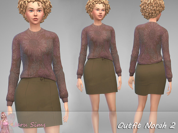 Sims 4 Outfit Norah 2 by Jaru Sims at TSR