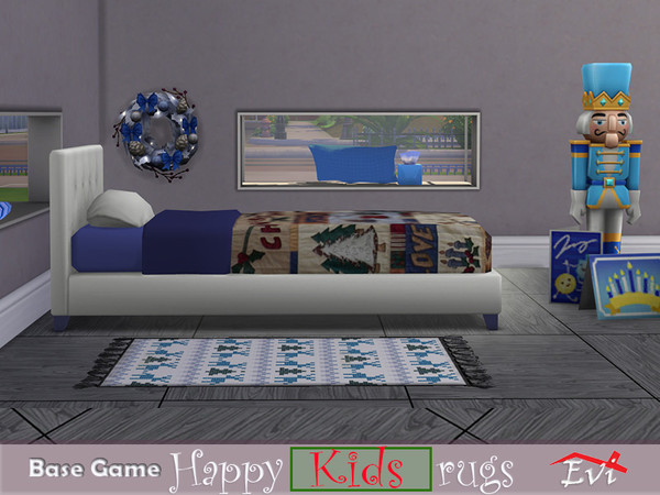 Sims 4 Merry kids rugs by evi at TSR