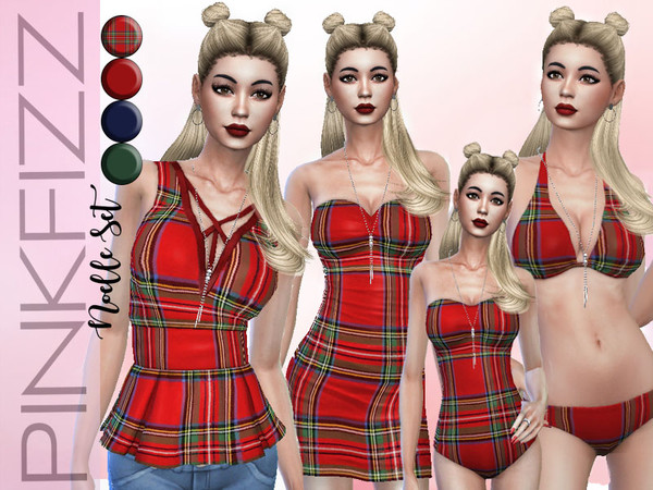 Sims 4 Noelle Set by Pinkfizzzzz at TSR