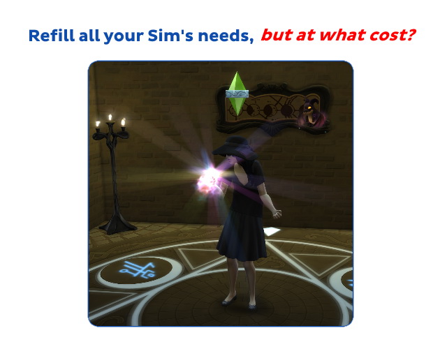 Forbidden Spells by kutto at Mod The Sims. 