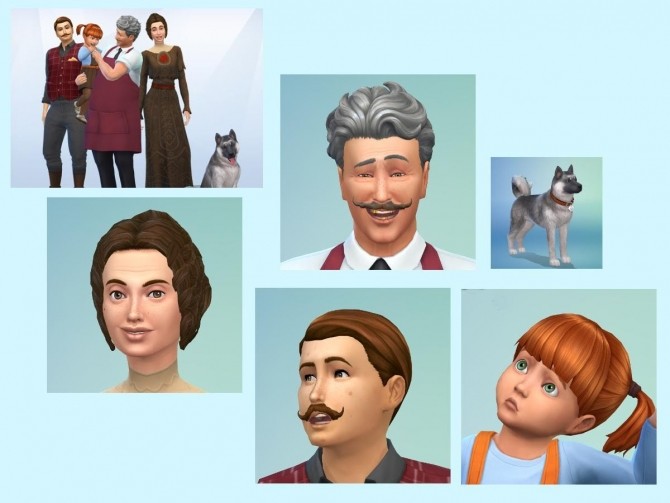 Sims 4 The Vestviken Family at KyriaT’s Sims 4 World