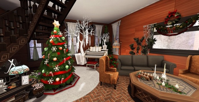Sims 4 Winter Valley home at HoangLap’s Sims