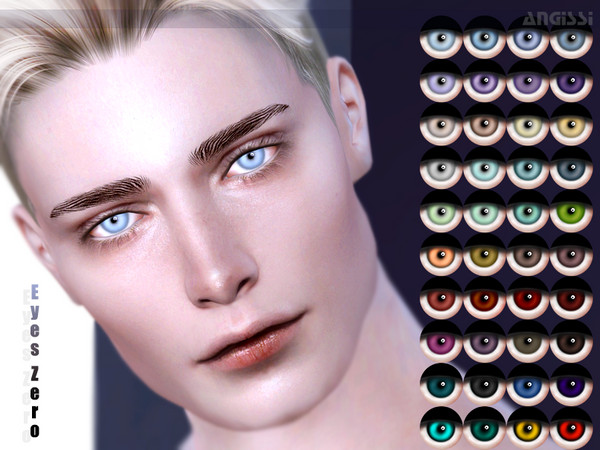 Sims 4 Zero eyes by ANGISSI at TSR