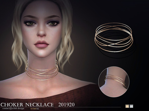 Sims 4 Necklace 201920 by S Club LL at TSR