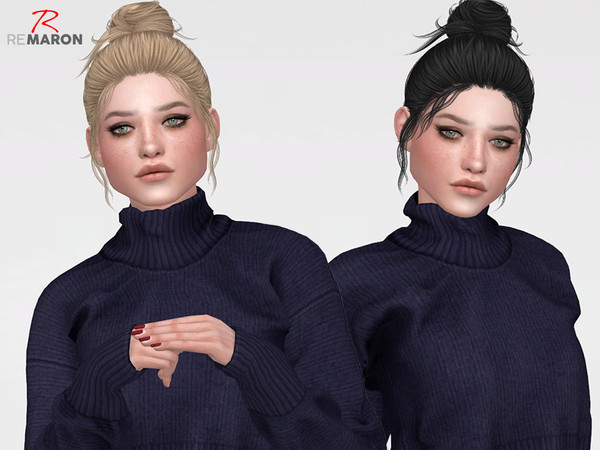 Sims 4 Nomi Hair Retexture by remaron at TSR