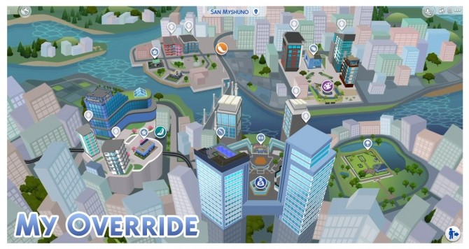 Sims 4 San Myshuno Map Override by Menaceman44 at Mod The Sims