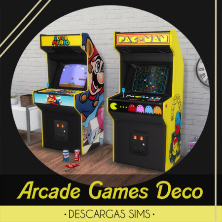Arcade Games Deco at Descargas Sims