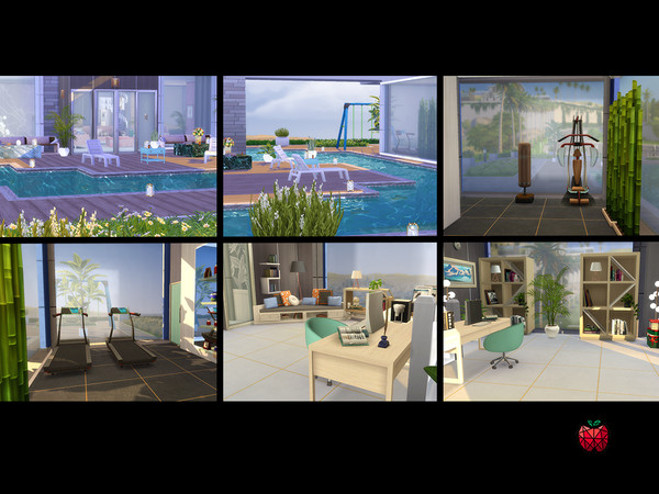 Sims 4 Marina house by melapples at TSR