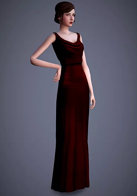 Sims 4 Atonement Dress at Magnolian Farewell