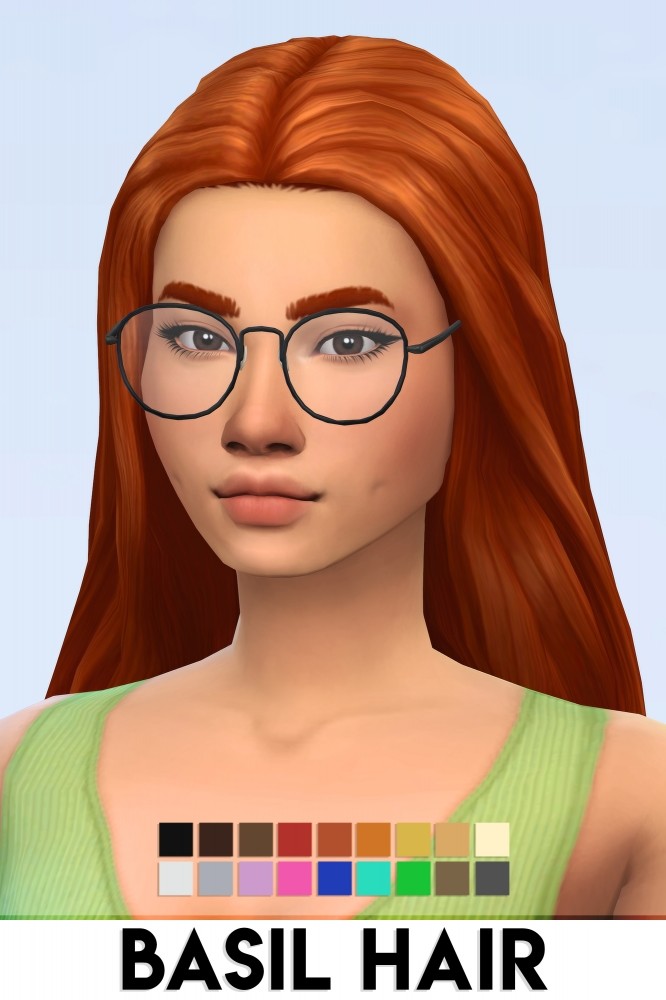 Sims 4 BASIL HAIR at Vikai