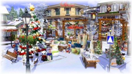 Christmas Village by chipie-cyrano at L’UniverSims