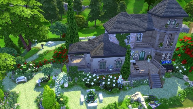 Sims 4 The Old Manor by Angerouge at Studio Sims Creation