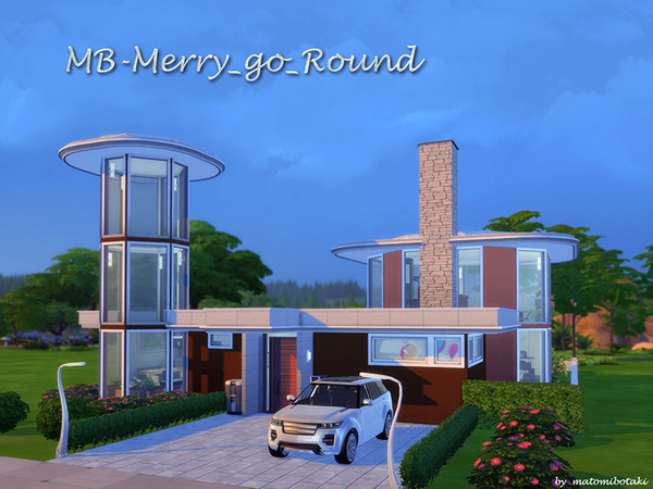 Sims 4 MB Merry go Round family home by matomibotaki at TSR
