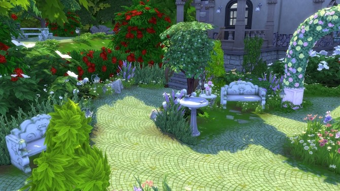 Sims 4 The Old Manor by Angerouge at Studio Sims Creation