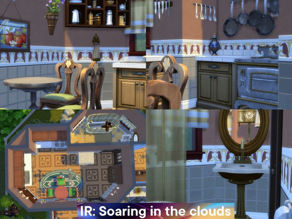 Sims 4 Soaring in the clouds small cozy home by Iara Ruta at TSR