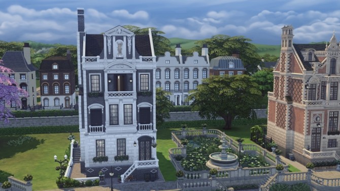 Sims 4 Mossy Lane Townhouse at Harrie