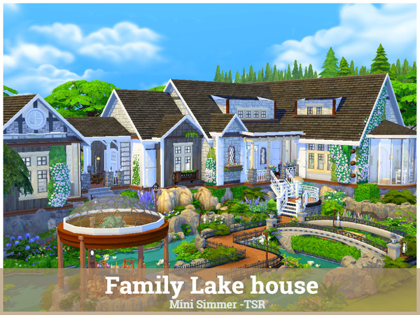 Sims 4 Family Lakehouse by Mini Simmer at TSR