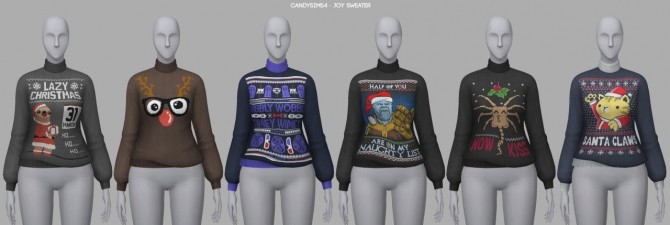 Sims 4 JOY SWEATER at Candy Sims 4