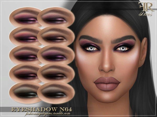 Sims 4 FRS Eyeshadow N64 by FashionRoyaltySims at TSR