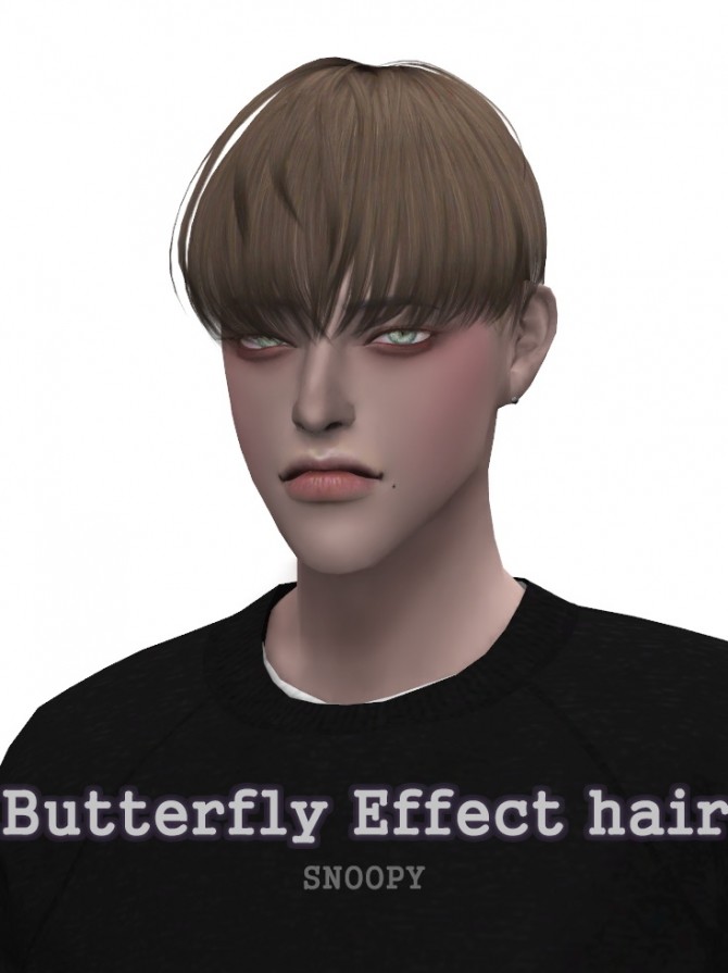 Sims 4 Butterfly Effect hair at SNOOPY