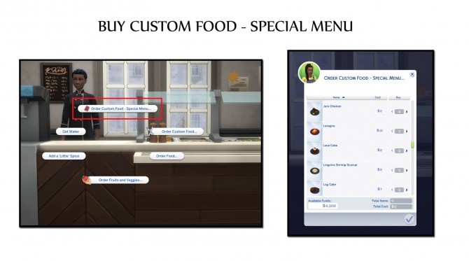 Sims 4 UNIVERSITY CAFETERIA CUSTOM FOOD ADDITIONS at Icemunmun