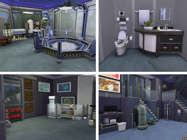 Sims 4 Tech & Bio Center by Ineliz at TSR