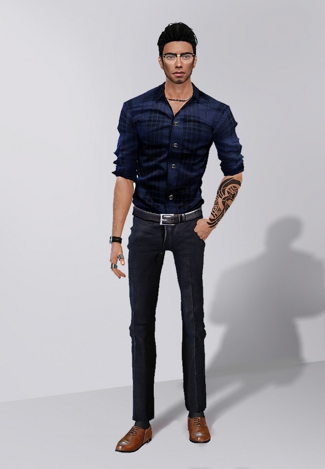 Sims 4 Casual Menwear at HoangLap’s Sims