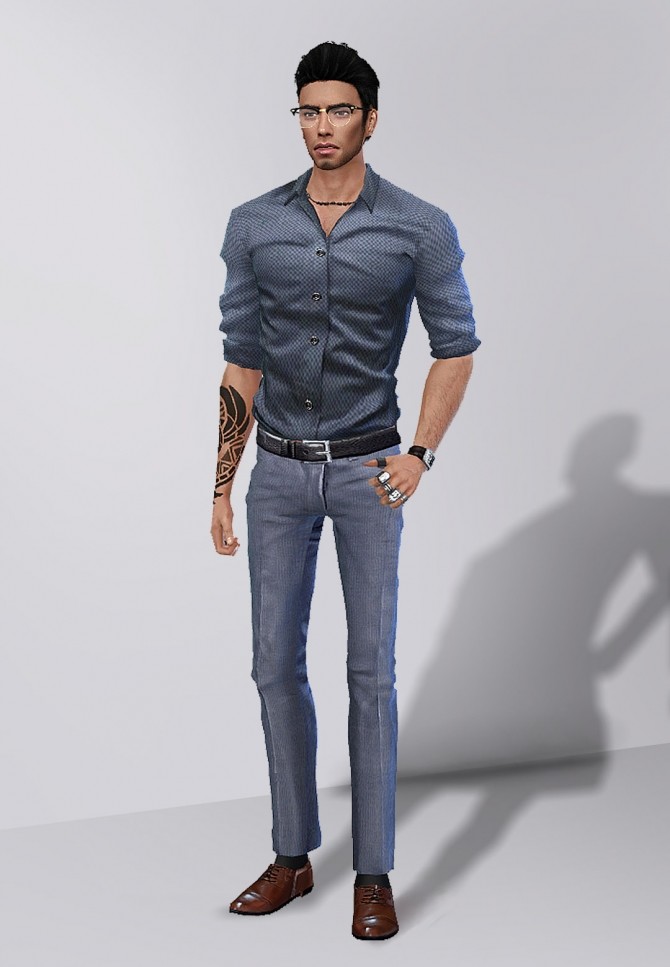 Sims 4 Casual Menwear at HoangLap’s Sims