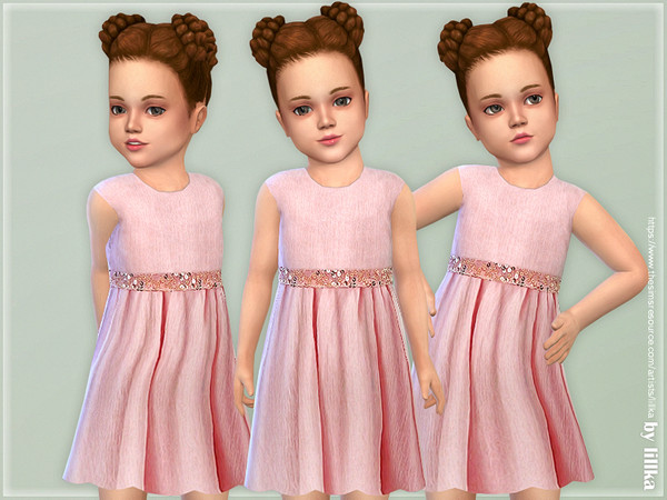 Sims 4 Meghan Dress by lillka at TSR
