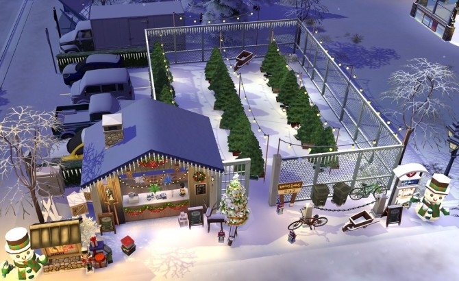 Sims 4 Christmas tree sale at Fab Flubs