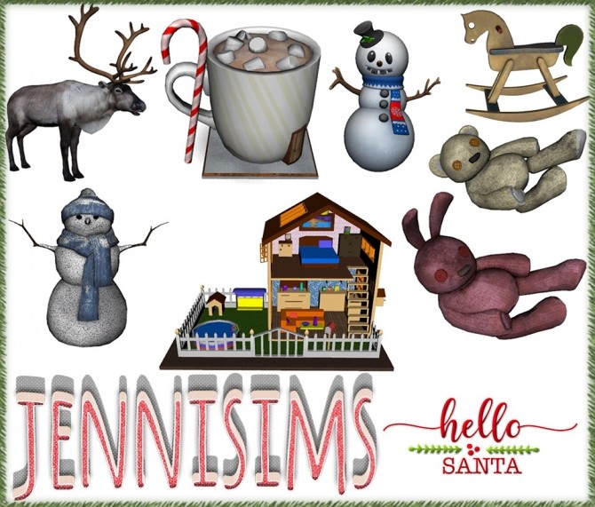 Sims 4 Christmas clutter 8 Items at Jenni Sims