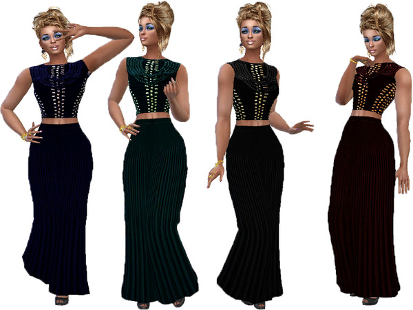 Sims 4 Little black dress by TrudieOpp at TSR