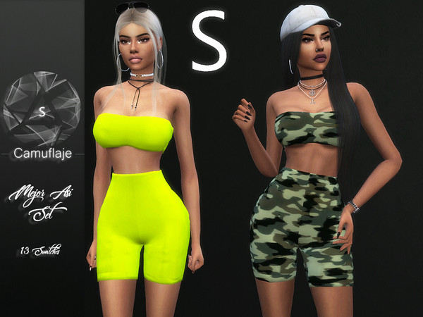Sims 4 Mejor Asi Outfit by Camuflaje at TSR
