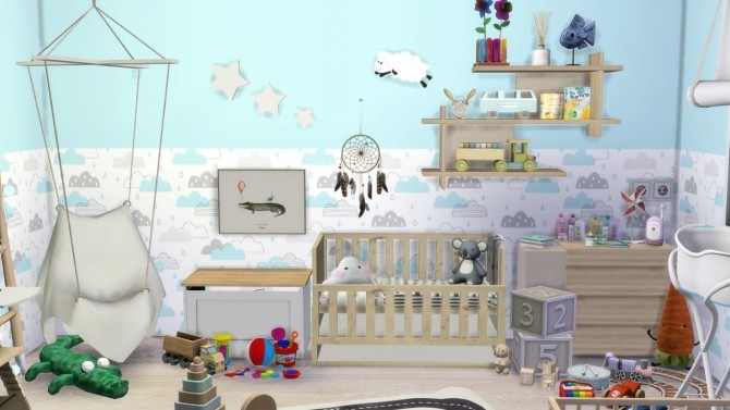 Sims 4 NURSERY ROOM at MODELSIMS4