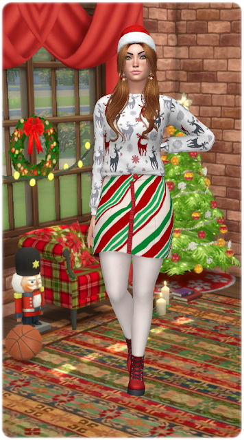 Sims 4 Christmas Outfit 2019 at Annett’s Sims 4 Welt