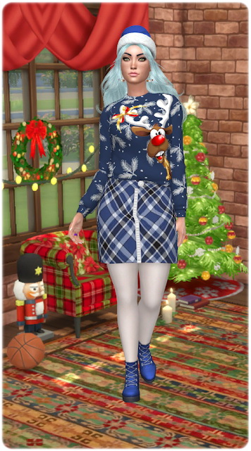 Sims 4 Christmas Outfit 2019 at Annett’s Sims 4 Welt